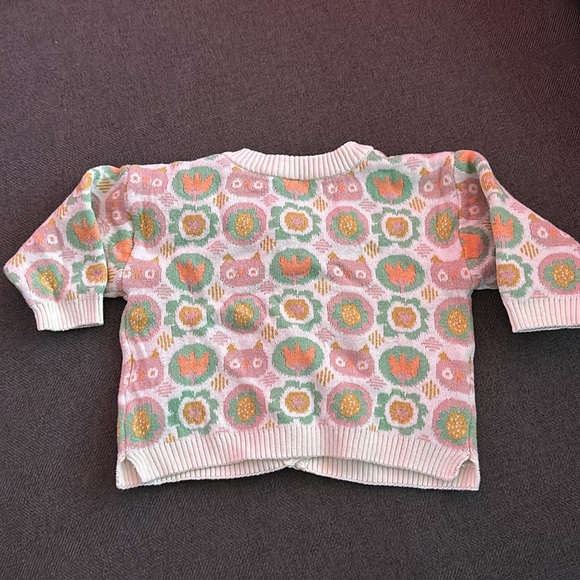 EUC Souris Mini Button Up Sweater 6-9 mth - Picture 3 of 3
